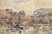Paul Signac The new bridge of Paris Spain oil painting artist